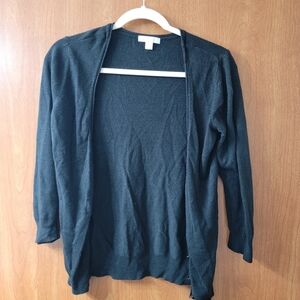 BOGO New York & Company Black Lightweight Acrylic Cardigan Size Medium